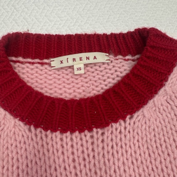 Xirena Apres Ski Sweater Stripe Chunky Soft Knit Pullover Oversized Size S - Picture 12 of 12